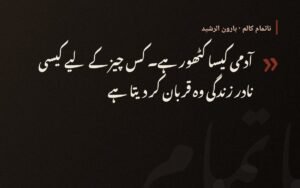 ستاروں کی چھائوں میں — ہارون الرشید